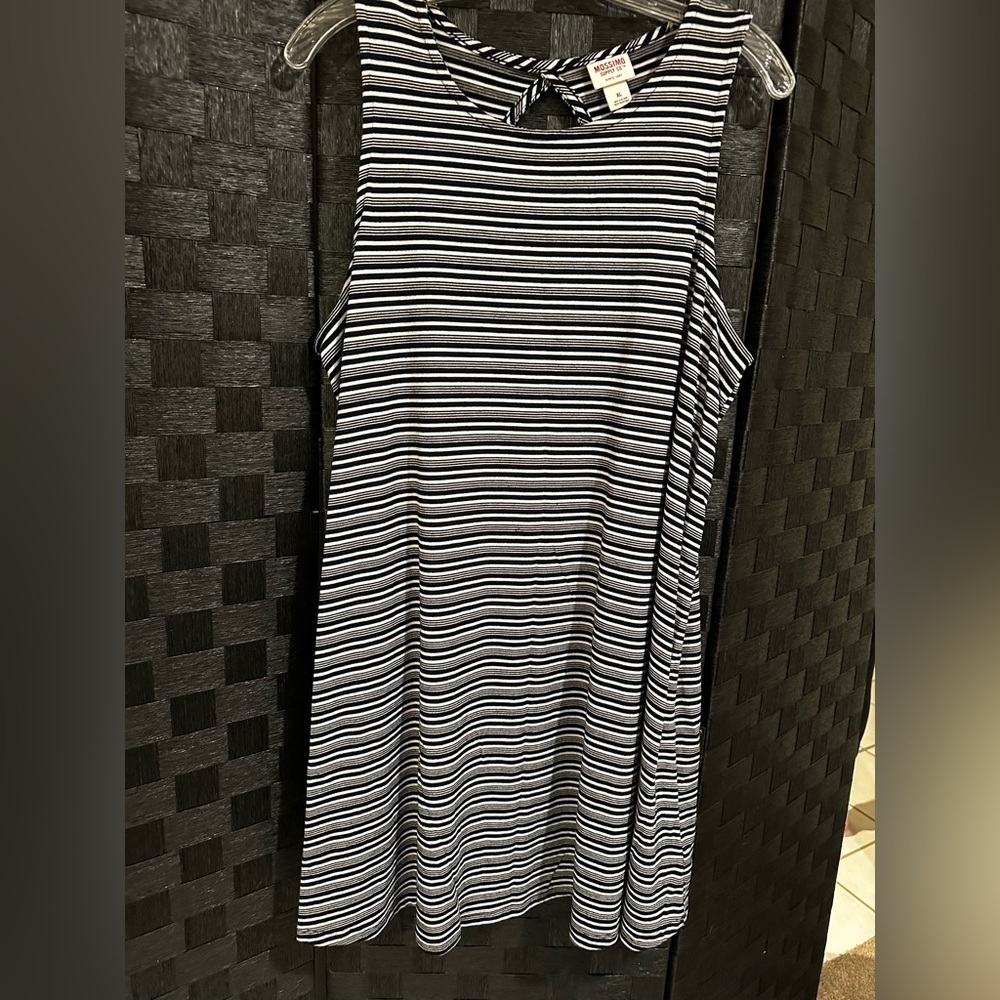 Striped Sleeveless Dress